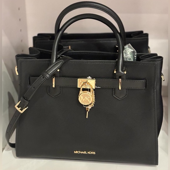 🔥NeW! Michael Kors Hamilton MD leather Satchel - Picture 10 of 10